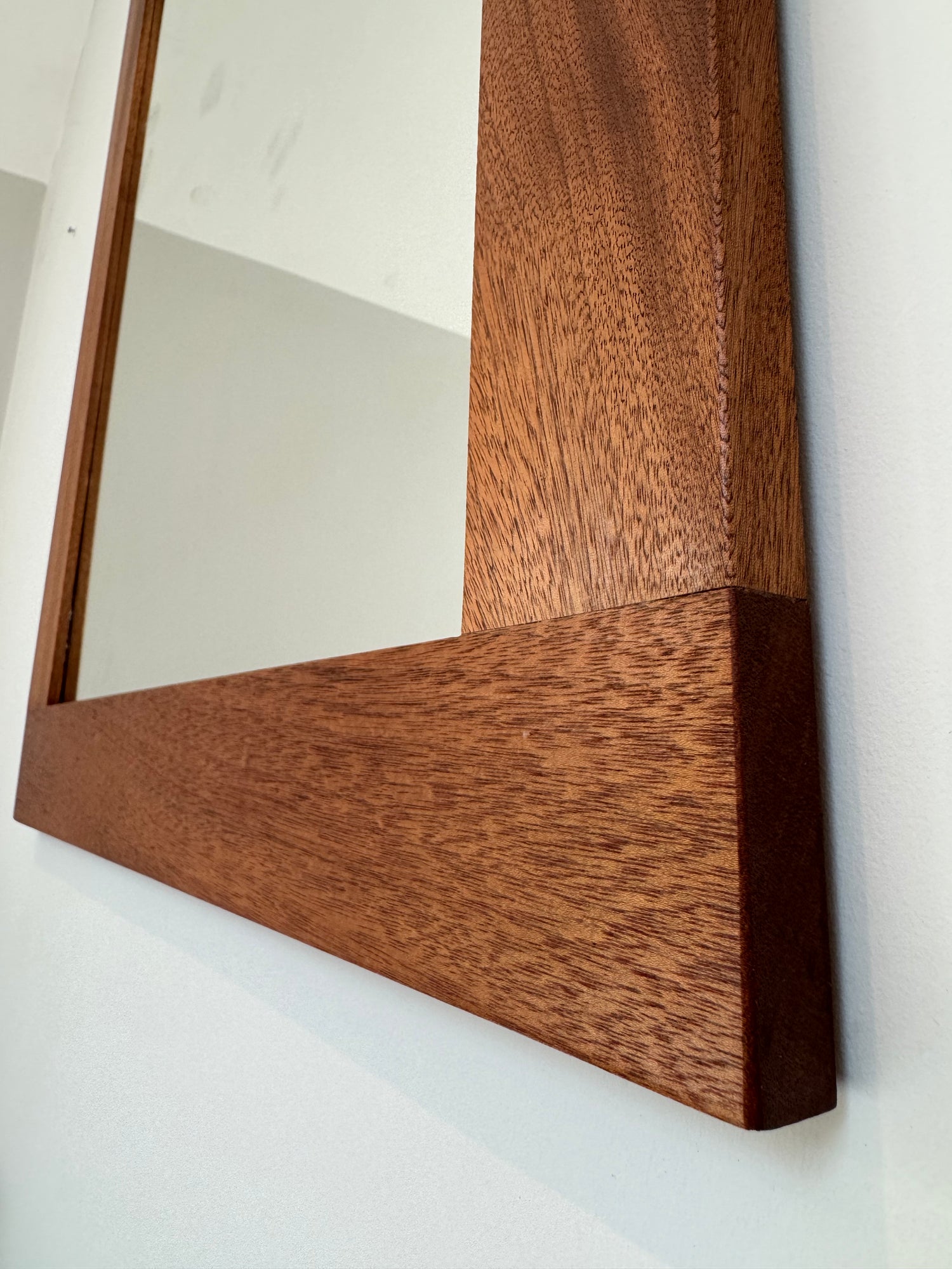 Solid Mahogany Mirror