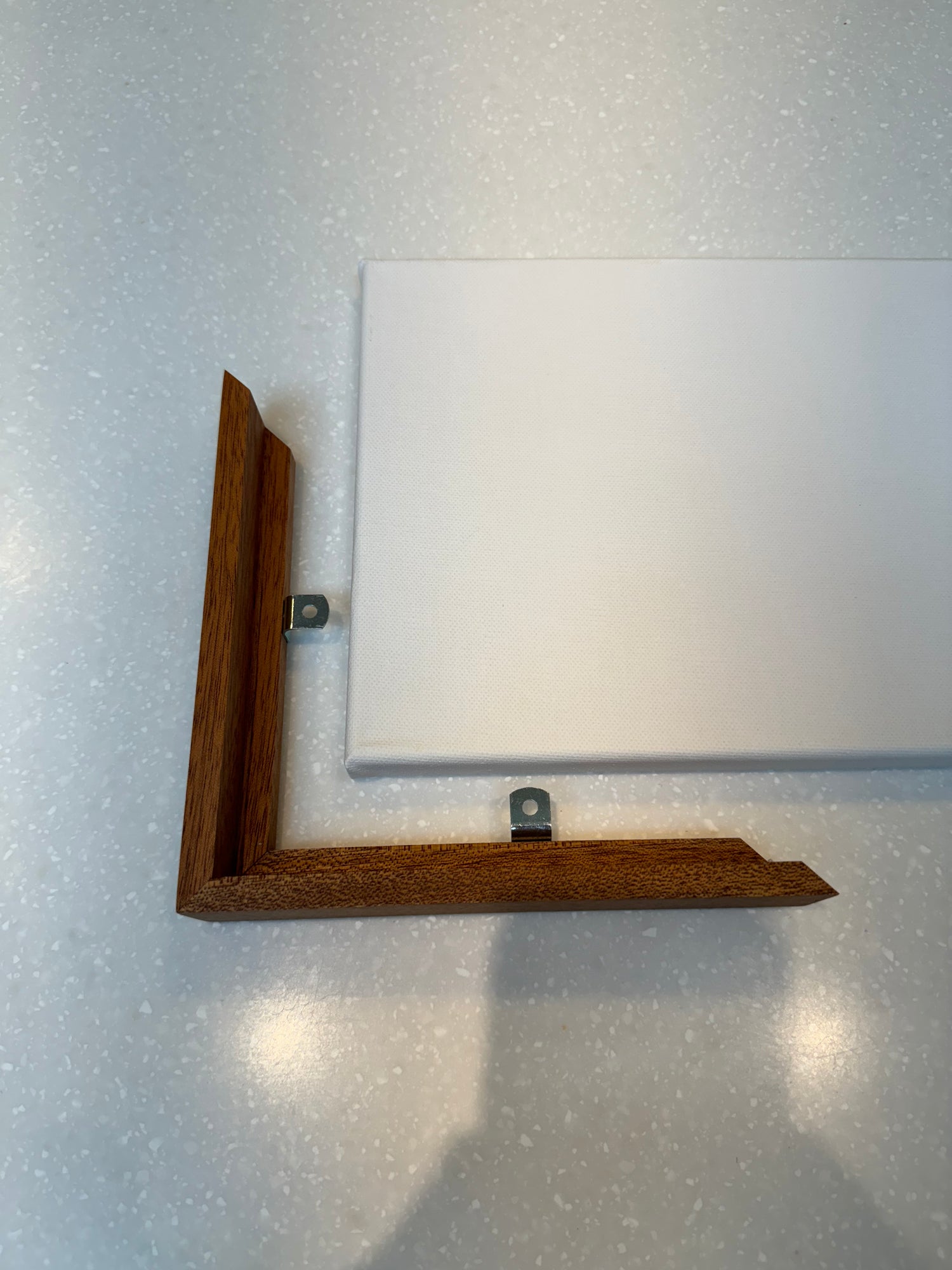 Mahogany Canvas Float Frame