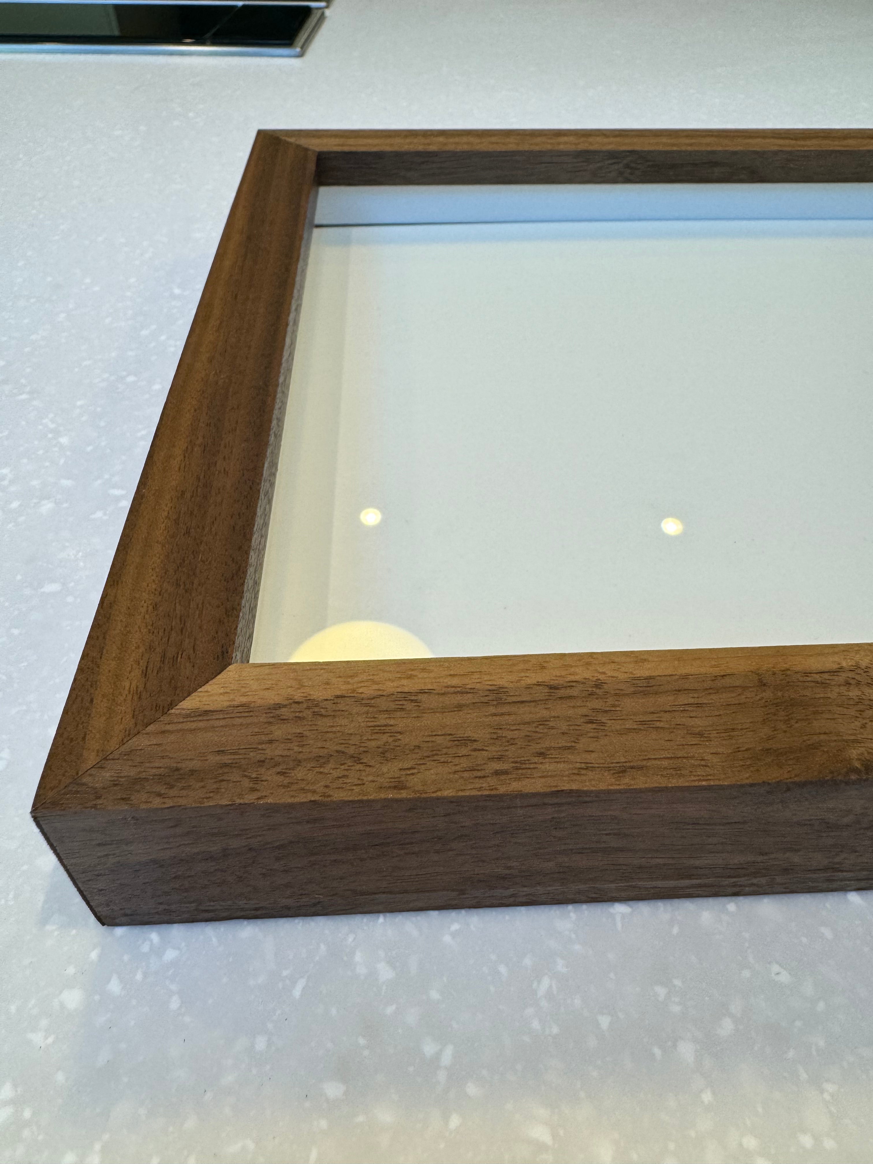 Solid Walnut / Oak / Maple Wooden Box Frame