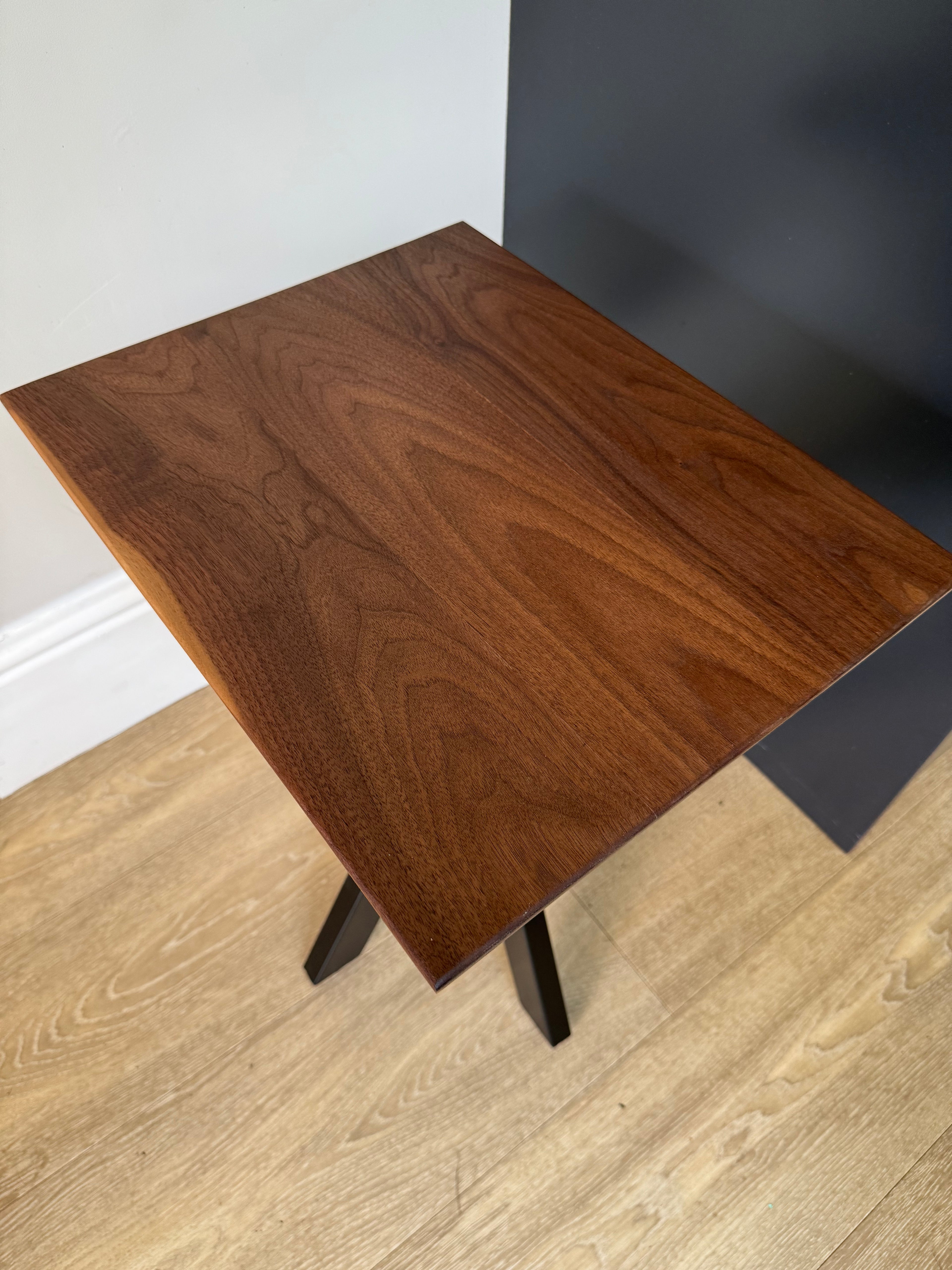 Walnut Side Table With Spider Legs