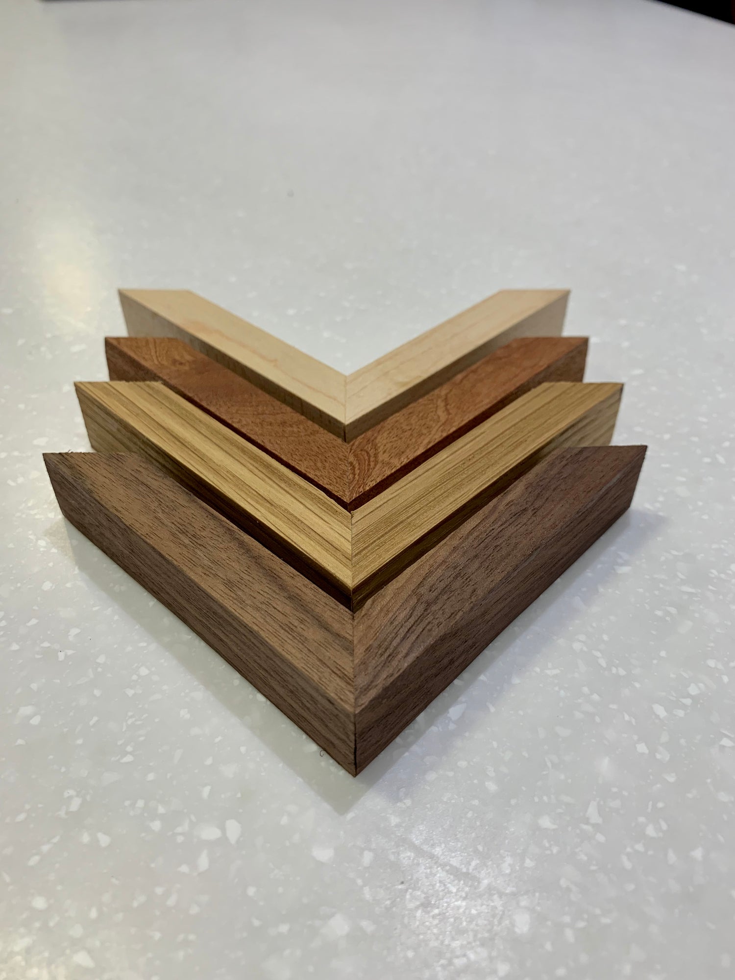 Solid Walnut Wooden Box Frame