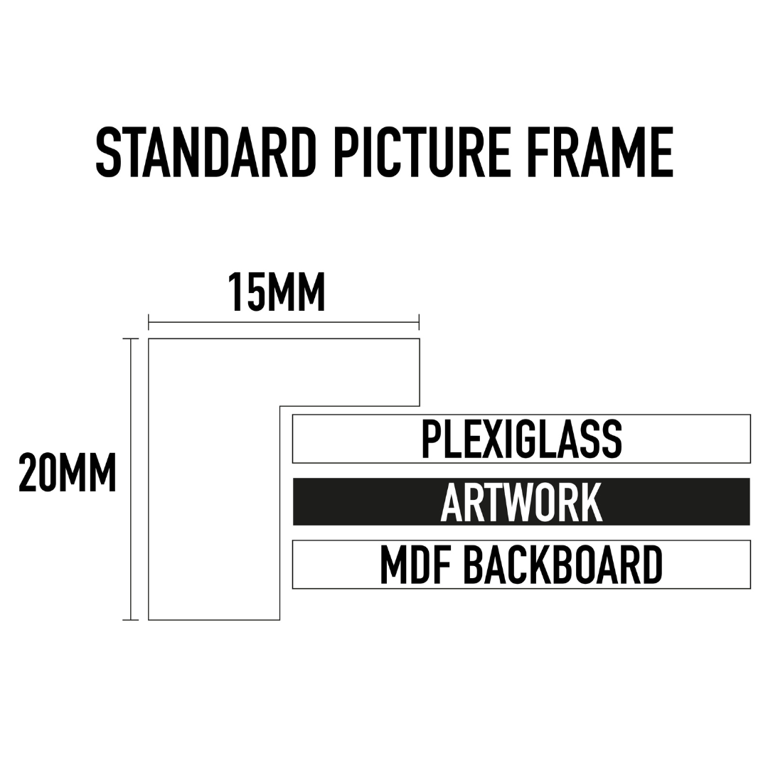 Solid Walnut Picture Frame