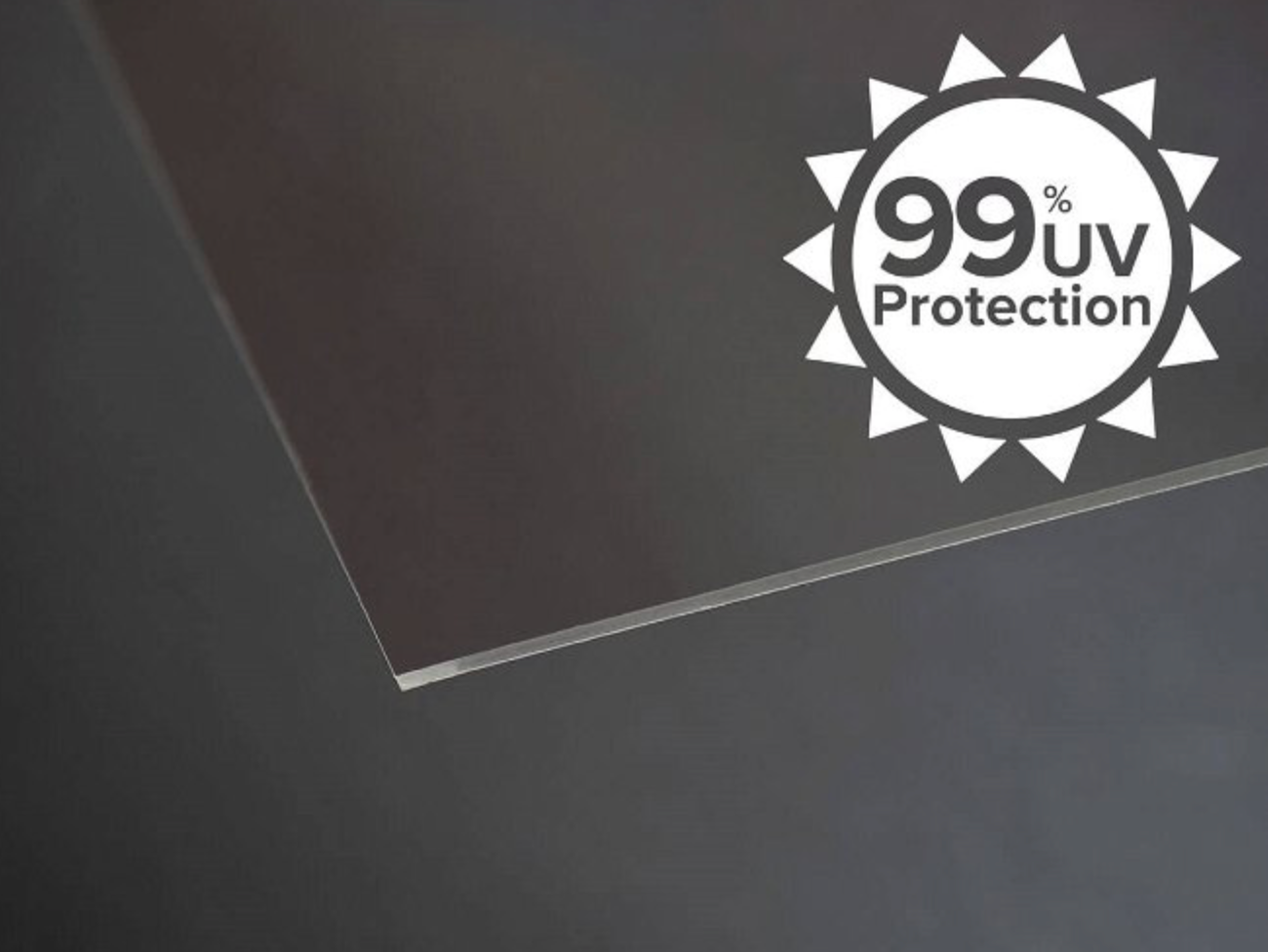 UV Protection 2mm Glass