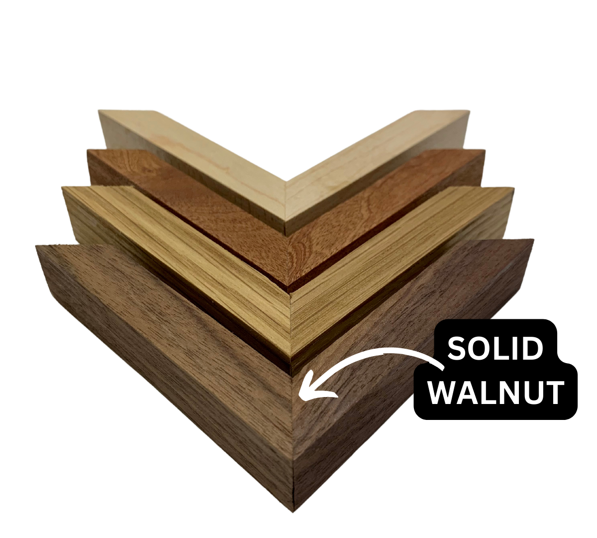 Solid Walnut Picture Frame